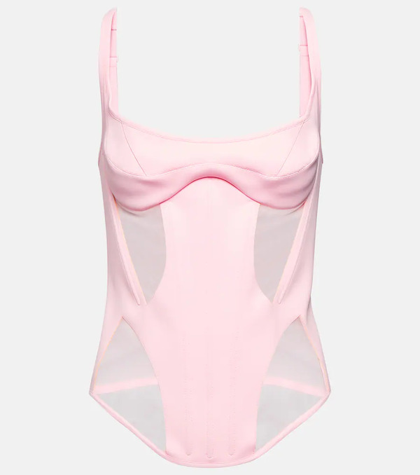  Mugler Mugler Paneled Bustier 
