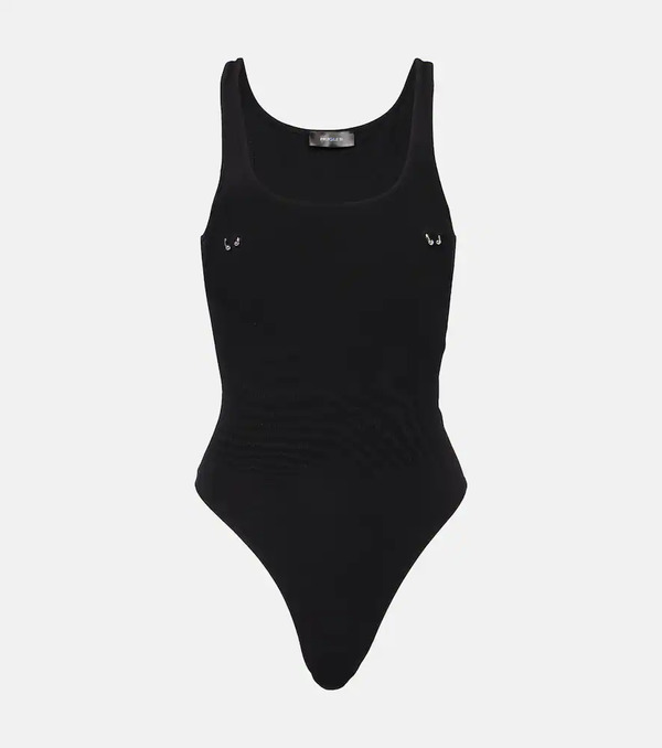  Mugler Mugler Pierced Cotton Bodysuit 