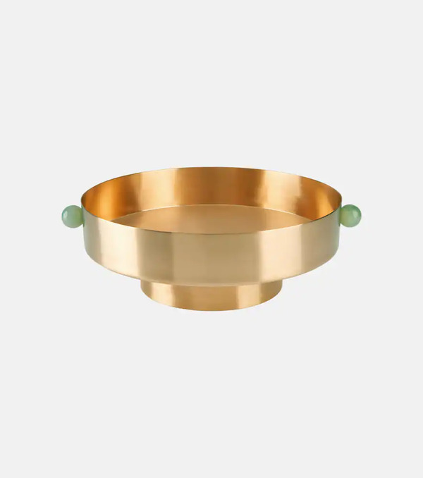  Natalia Criado Natalia Criado Embellished Gold-plated Fruit Bowl 