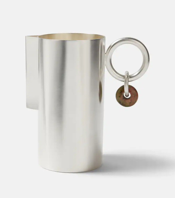  Natalia Criado Natalia Criado Embellished Silver-plated Pitcher 