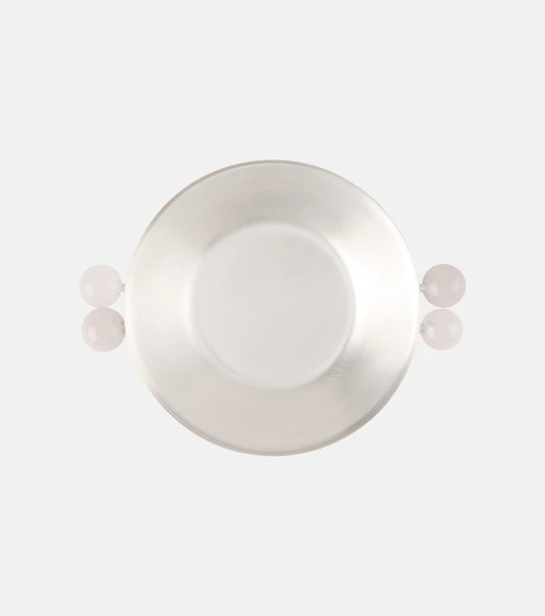  Natalia Criado Natalia Criado Embellished Silver-plated Snack Bowl 