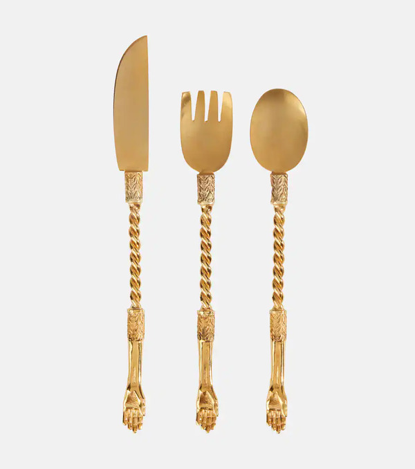  Natalia Criado Natalia Criado Gold-plated Cutlery Set 