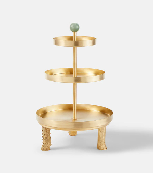  Natalia Criado Natalia Criado Gold-plated Serving Stand 