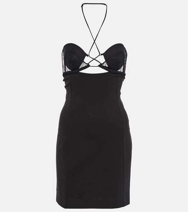  Nensi Dojaka Nensi Dojaka Cutout Minidress 