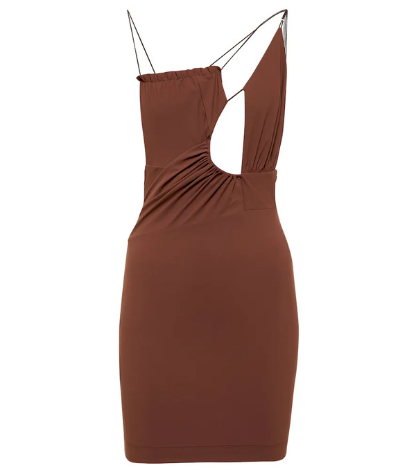  Nensi Dojaka Nensi Dojaka Cutout Ruched Minidress 