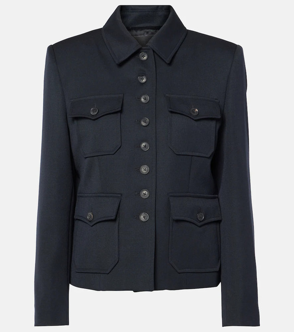  Nili Lotan Nili Lotan Jamison Virgin Wool Jacket 