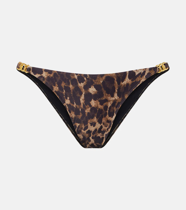  Nili Lotan Nili Lotan Leopard-print Bikini Bottoms 