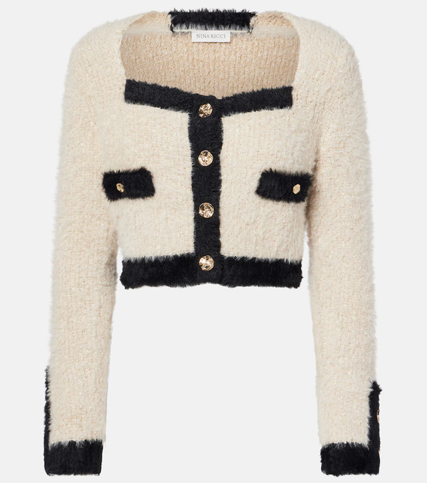  Nina Ricci Nina Ricci Lame Cardigan 