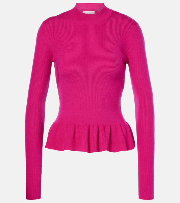  Nina Ricci Nina Ricci Ruffled Wool-blend Sweater 