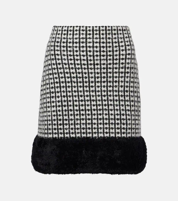  Nina Ricci Nina Ricci Tweed-effect Miniskirt 