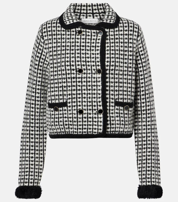  Nina Ricci Nina Ricci Wool-blend Cardigan 