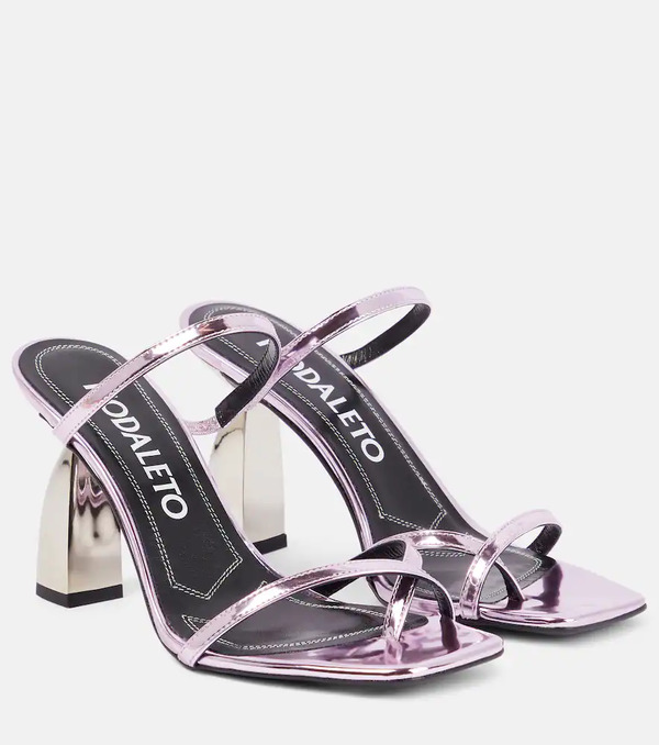  Nodaleto Nodaleto Angel A Metallic Leather Mules 