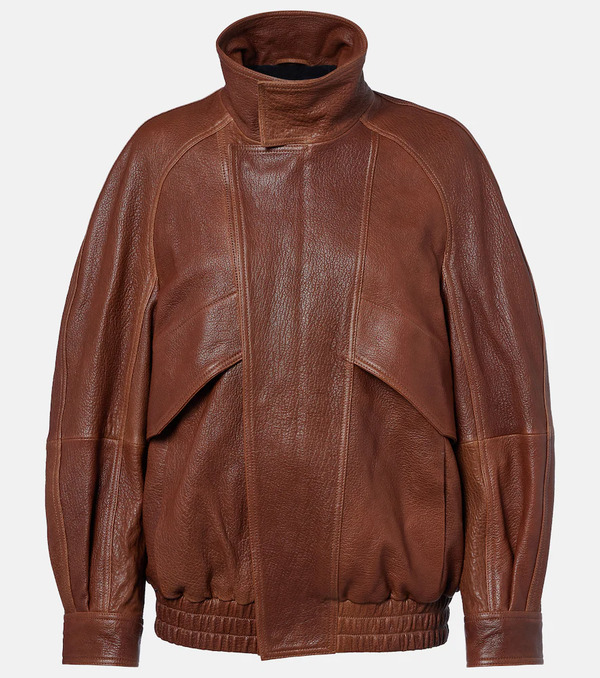  Nour Hammour Nour Hammour Ariste Leather Jacket 