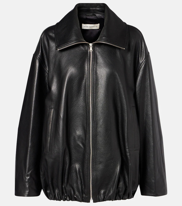  Nour Hammour Nour Hammour Elisse Leather Jacket 