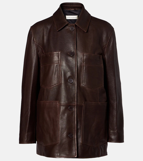  Nour Hammour Nour Hammour Leather Jacket 