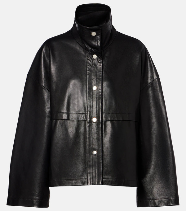  Nour Hammour Nour Hammour Park Leather Jacket 