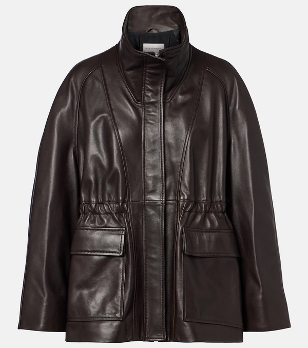  Nour Hammour Nour Hammour Quai Leather Jacket 