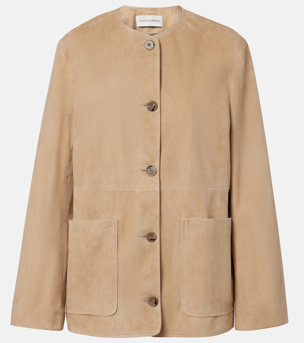  Nour Hammour Nour Hammour Suede Jacket 
