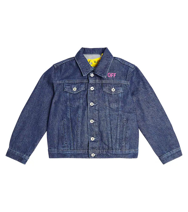  Off-white Kids Off-white Kids Arrows Denim Jacket 