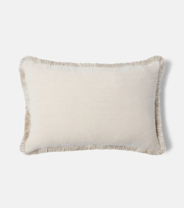  Once Milano Once Milano Fringed Linen Cushion 