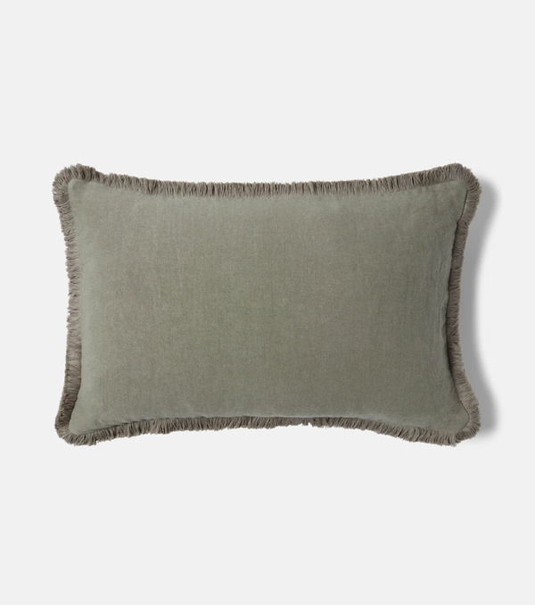  Once Milano Once Milano Fringed Linen Cushion 