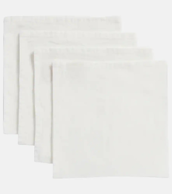  Once Milano Once Milano Set Of 4 Linen Napkins 