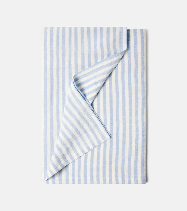  Once Milano Once Milano Striped Linen Tablecloth 