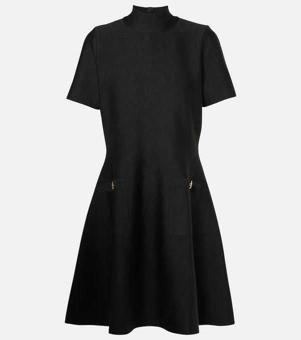  Oscar De La Renta Oscar De La Renta Wool-blend Minidress 