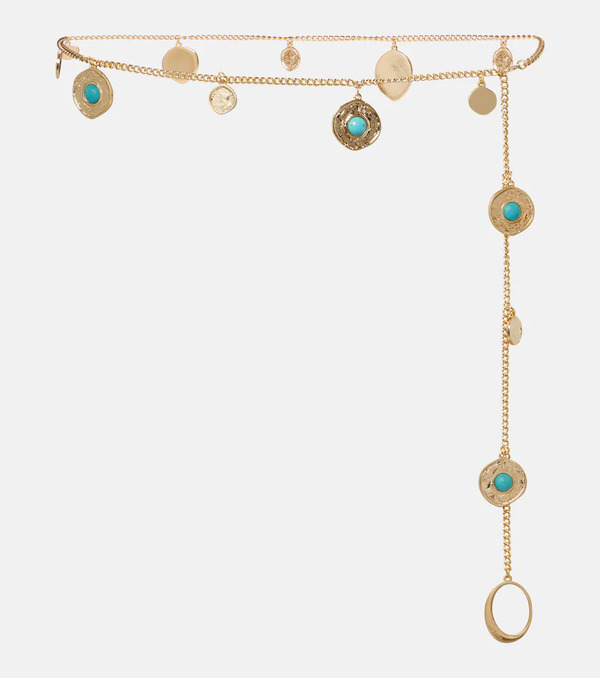  Oseree Oseree Embellished Chain Belt 