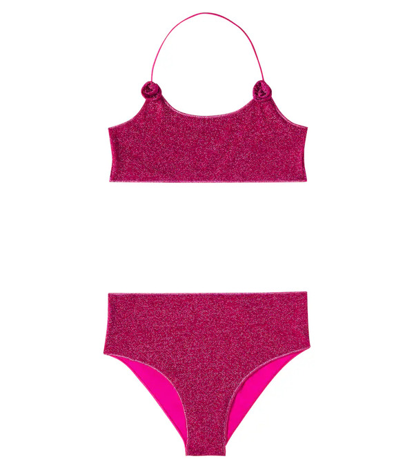  Oseree Kids Oseree Kids Lumiere Lame Bikini 