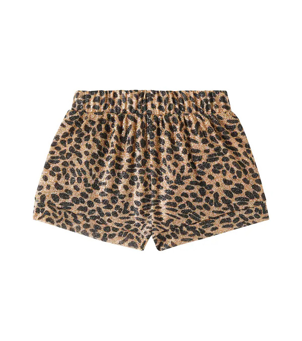  Oseree Kids Oseree Kids Lumiere Leopard-print Shorts 