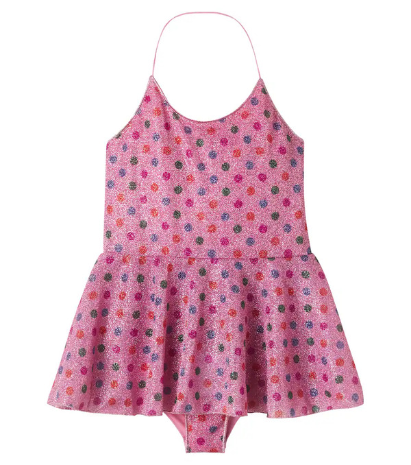  Oseree Kids Oseree Kids Lumiere Polka-dot Swimsuit 