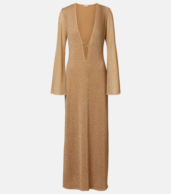  Oseree Oseree Lame Maxi Dress 