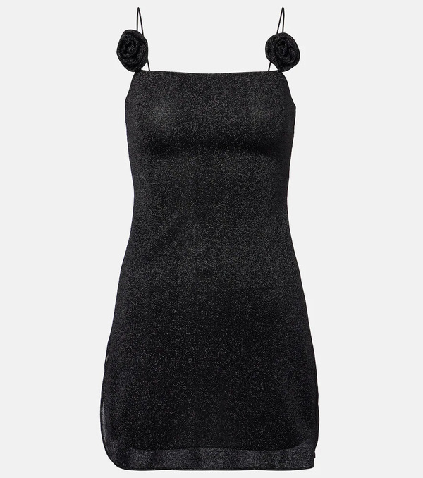  Oseree Oseree Lumiere Floral-applique Minidress 