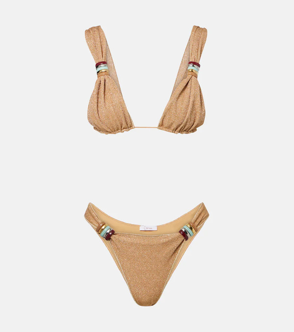  Oseree Oseree Lumiere Ring-detail Bikini 