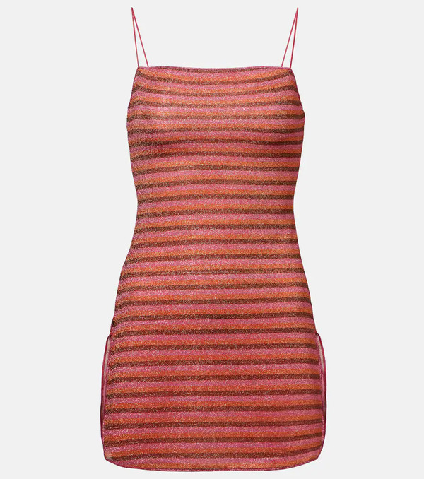  Oseree Oseree Lumiere Striped Minidress 