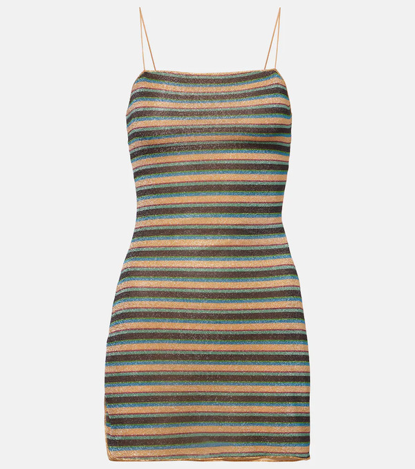  Oseree Oseree Lumiere Striped Minidress 