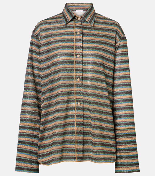  Oseree Oseree Lumiere Striped Shirt 