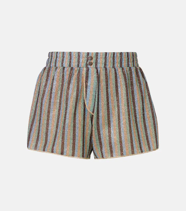  Oseree Oseree Lumiere Striped Shorts 