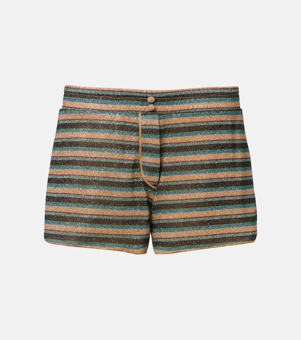  Oseree Oseree Lumiere Striped Shorts 