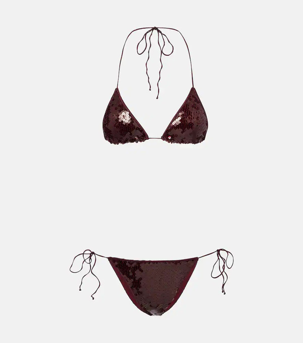  Oseree Oseree Marylin Sequined Bikini 
