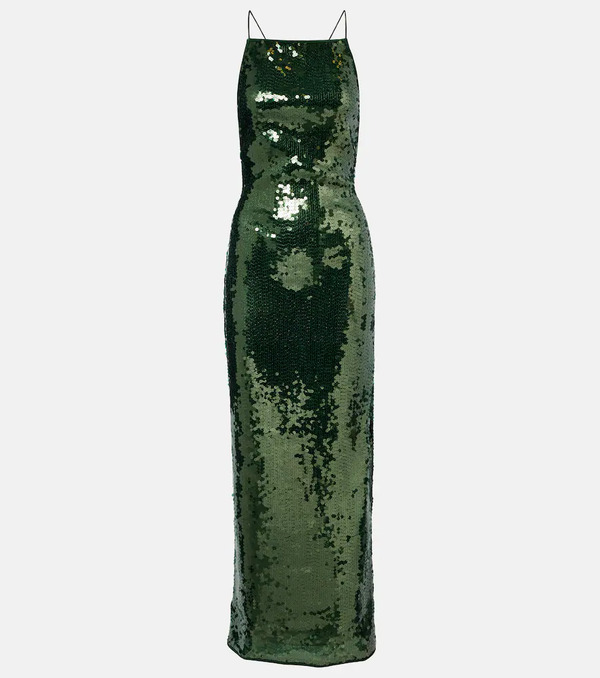  Oseree Oseree Marylin Sequined Maxi Dress 