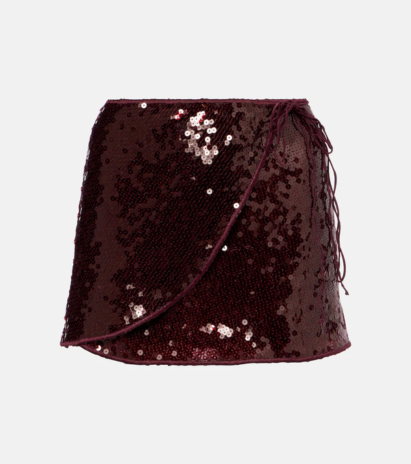  Oseree Oseree Marylin Sequined Miniskirt 