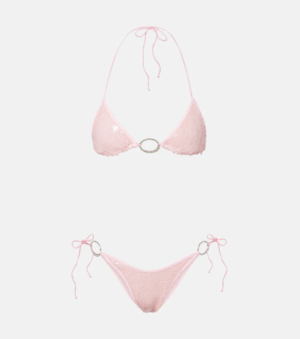  Oseree Oseree Sequined Bikini 