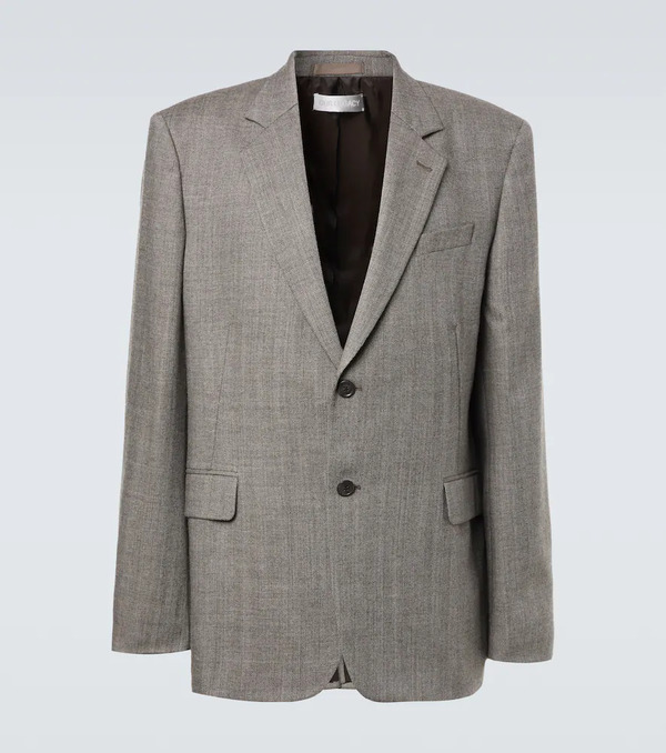  Our Legacy Our Legacy Ceremony Herringbone Virgin Wool Blazer 