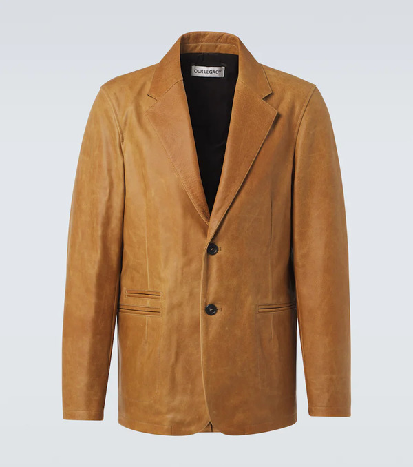  Our Legacy Our Legacy Opening Leather Blazer 