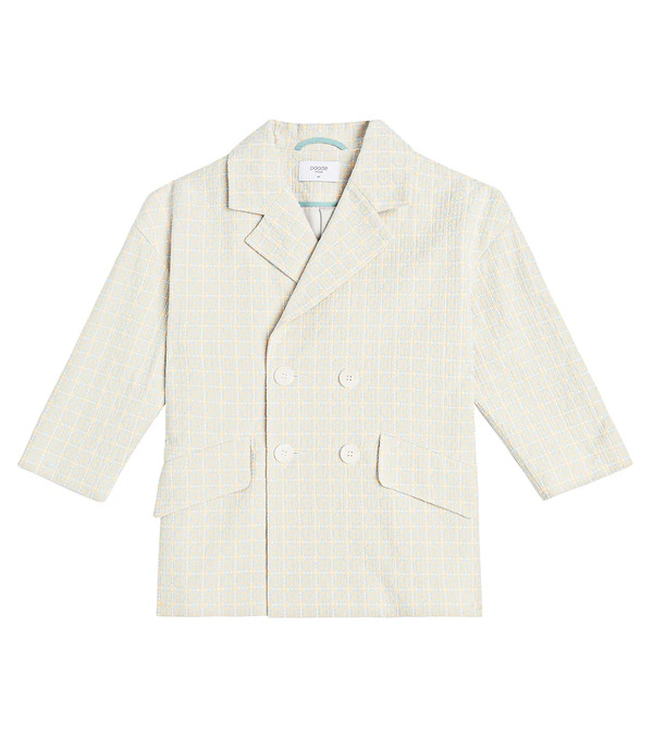  Paade Mode Paade Mode Baltic Checked Cotton Blazer 