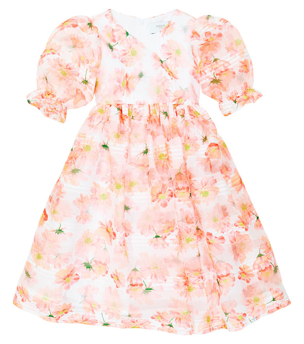  Paade Mode Paade Mode Puff-sleeve Floral Chiffon Dress 
