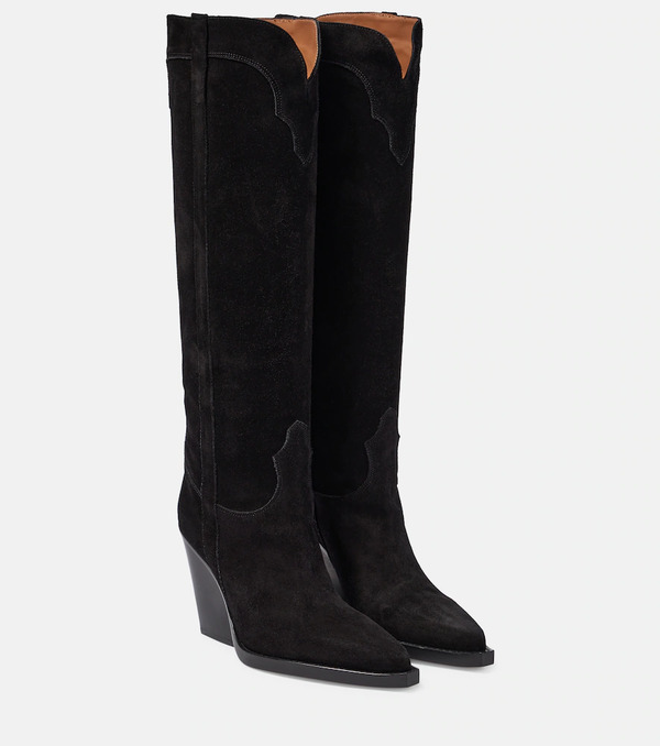  Paris Texas Paris Texas El Dorado Suede Cowboy Boots 