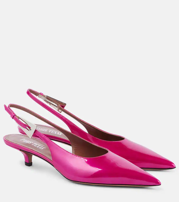  Paris Texas Paris Texas Jessica Patent Leather Slingback Pumps 
